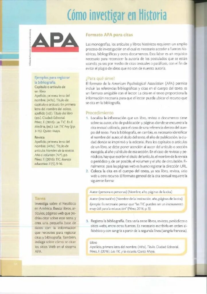 Historia – Bachillerato General – Texto de consulta y cuader - Página 65 - Contenido informativo Resumido