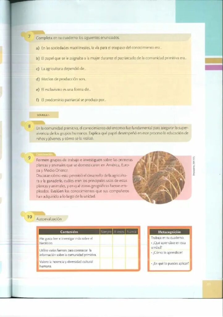 Historia – Bachillerato General – Texto de consulta y cuader - Página 70 - Contenido informativo Resumido
