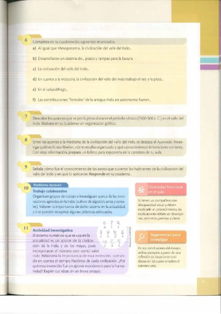 Historia – Bachillerato General – Texto de consulta y cuader - Página 84 - Contenido informativo Resumido
