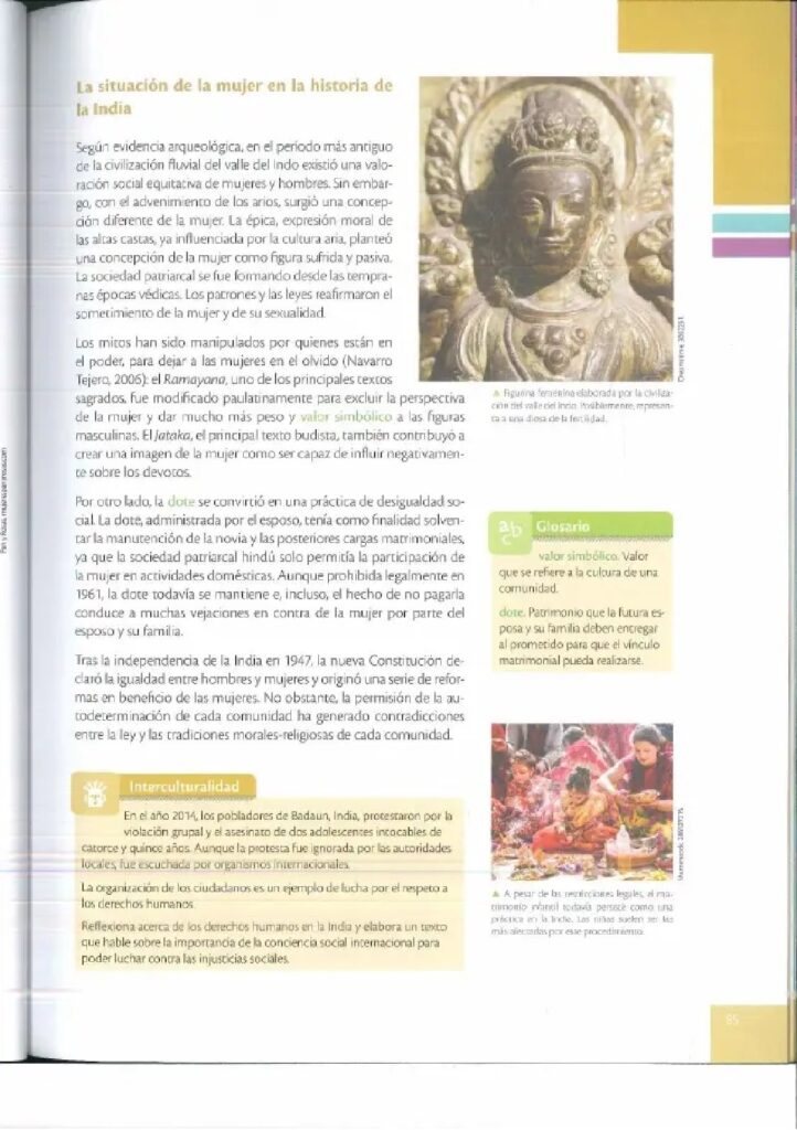 Historia – Bachillerato General – Texto de consulta y cuader - Página 86 - Contenido informativo Resumido