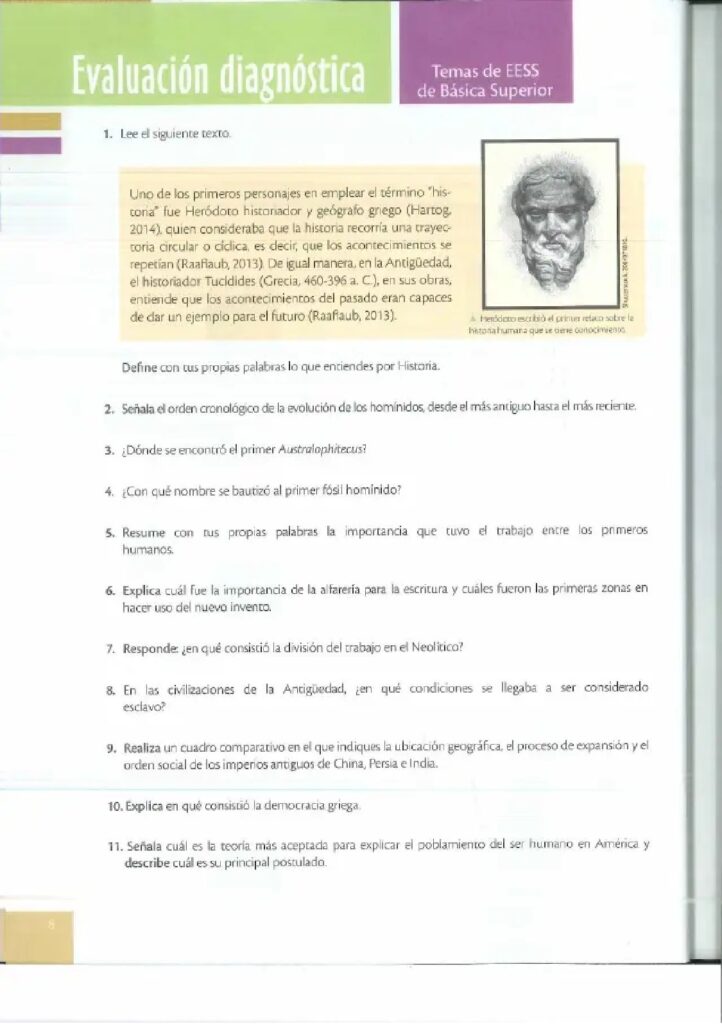 Historia – Bachillerato General – Texto de consulta y cuader - Página 9 - Contenido informativo Resumido