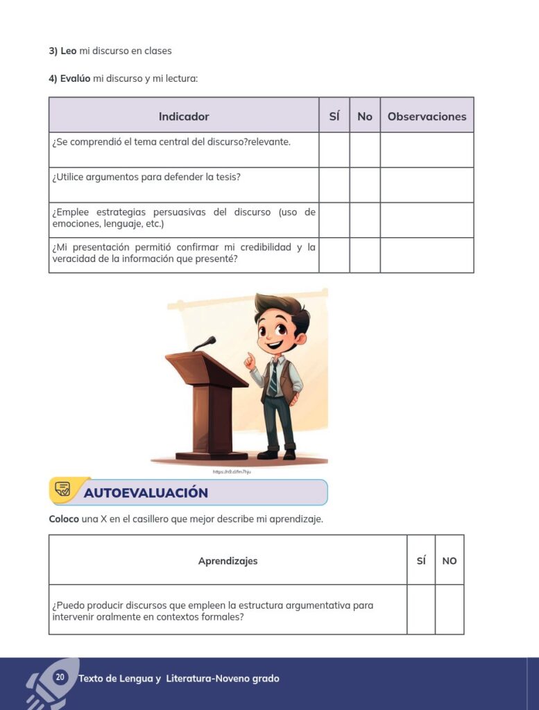 Lengua y Literatura – Educación General Básica – Subnivel Su - Página 21 - Evaluación Resuelto