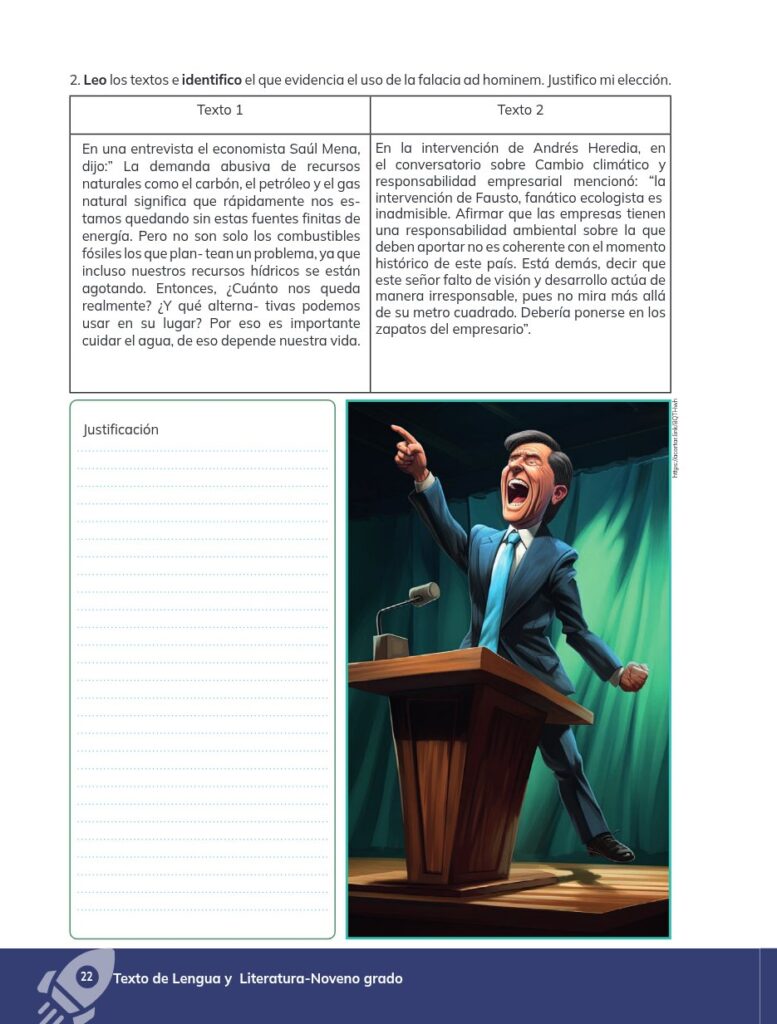 Lengua y Literatura – Educación General Básica – Subnivel Su - Página 23 - Ejercicios Resuelto