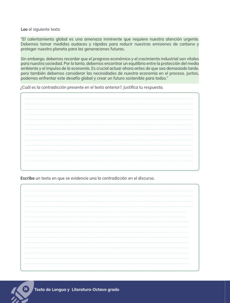 Lengua y Literatura – Educación General Básica (Subnivel Sup - Página 27 - Ejercicios Resuelto