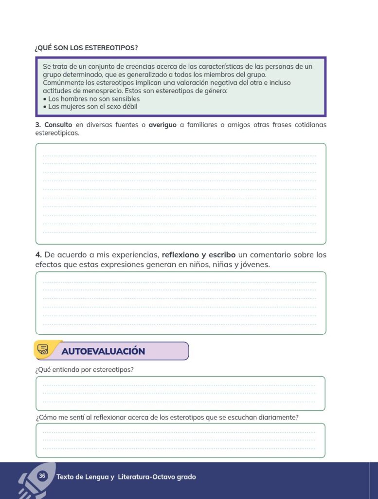 Lengua y Literatura – Educación General Básica (Subnivel Sup - Página 37 - Lectura Resumido