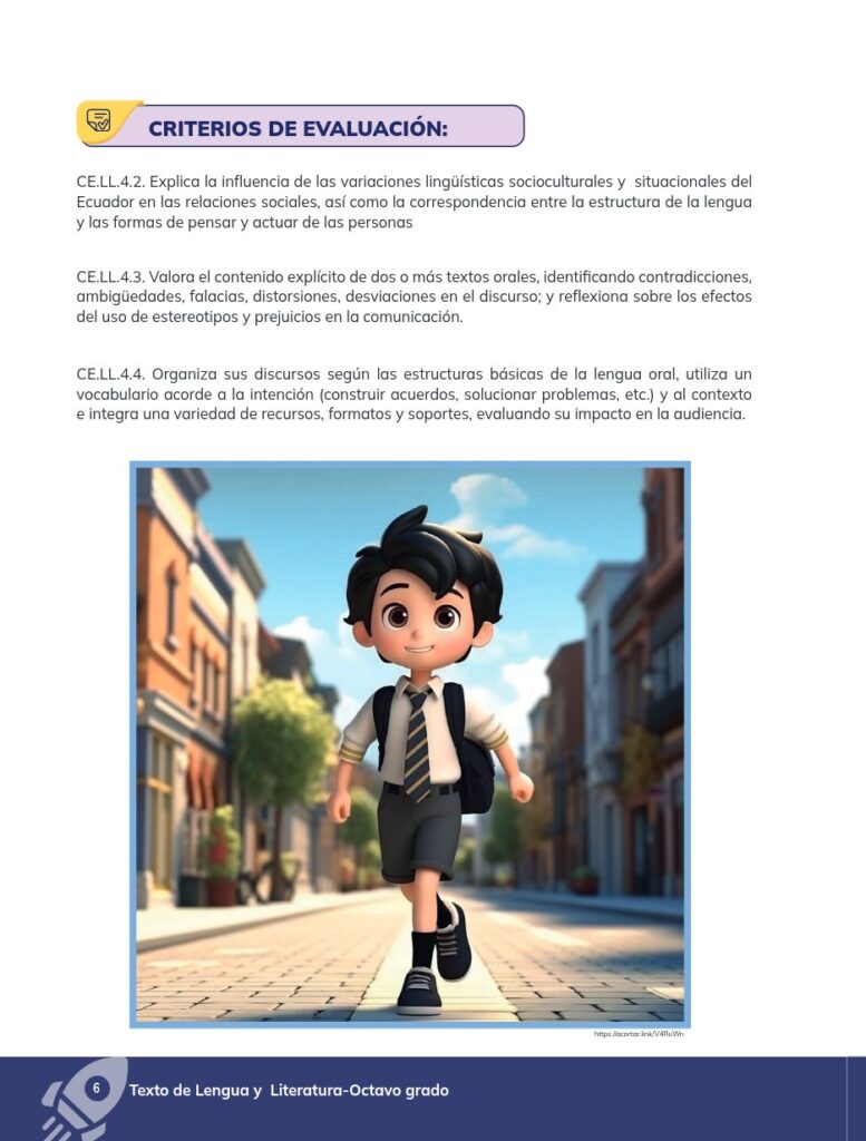 Lengua y Literatura – Educación General Básica (Subnivel Sup - Página 7 - Contenido informativo Resumido