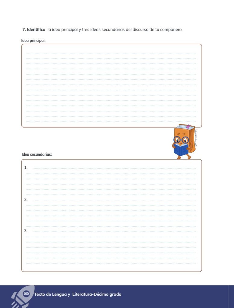 Lengua y Literatura - Educación General Básica - Subnivel Su - Página 101 - Ejercicios Resuelto