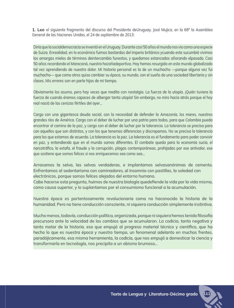 Lengua y Literatura - Educación General Básica - Subnivel Su - Página 112 - Contenido informativo Resumido