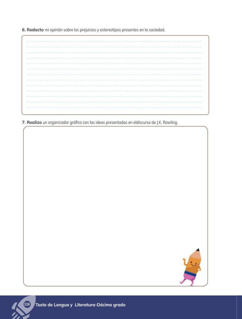 Lengua y Literatura - Educación General Básica - Subnivel Su - Página 117 - Ejercicios Resuelto