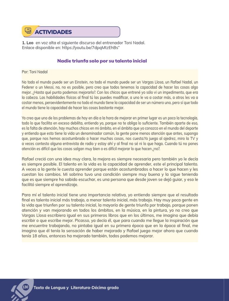 Lengua y Literatura - Educación General Básica - Subnivel Su - Página 131 - Lectura Resumido