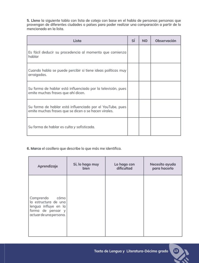 Lengua y Literatura - Educación General Básica - Subnivel Su - Página 14 - Ejercicios Resuelto