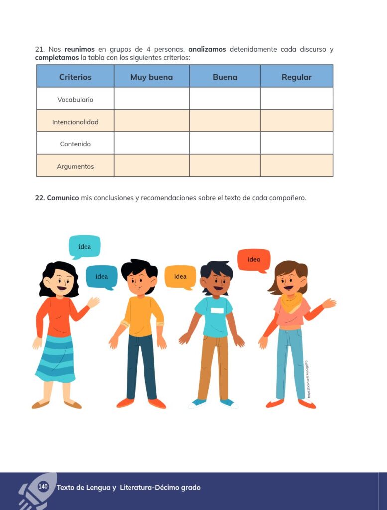Lengua y Literatura - Educación General Básica - Subnivel Su - Página 141 - Contenido informativo Resumido
