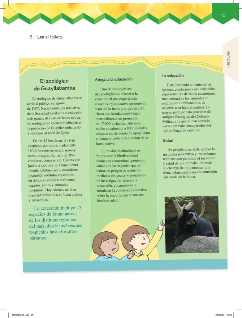 Lengua y Literatura - Educación General Básica - Subnivel Me - Página 16 - Contenido informativo Resumido