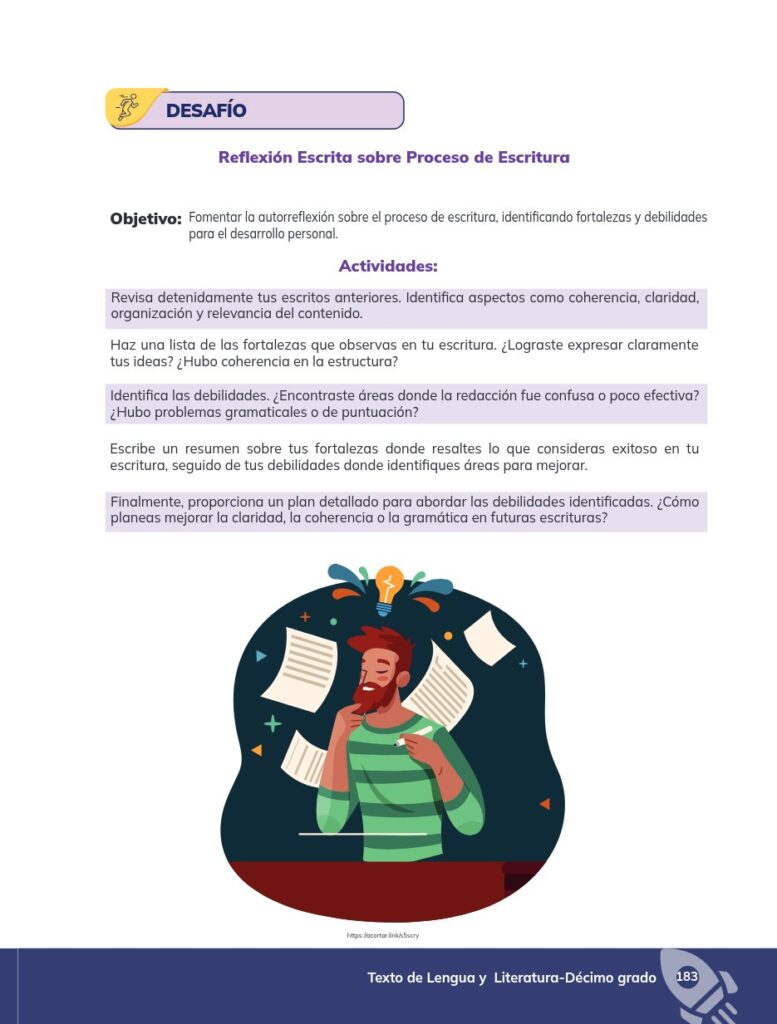 Lengua y Literatura - Educación General Básica - Subnivel Su - Página 184 - Ejercicios Resuelto
