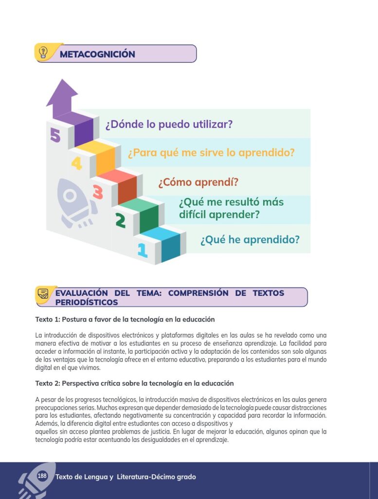 Lengua y Literatura - Educación General Básica - Subnivel Su - Página 189 - Contenido informativo Resumido