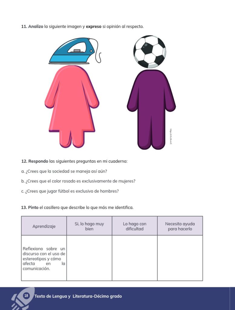 Lengua y Literatura - Educación General Básica - Subnivel Su - Página 19 - Ejercicios Resuelto
