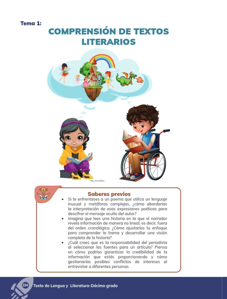 Lengua y Literatura - Educación General Básica - Subnivel Su - Página 195 - Contenido informativo Resumido