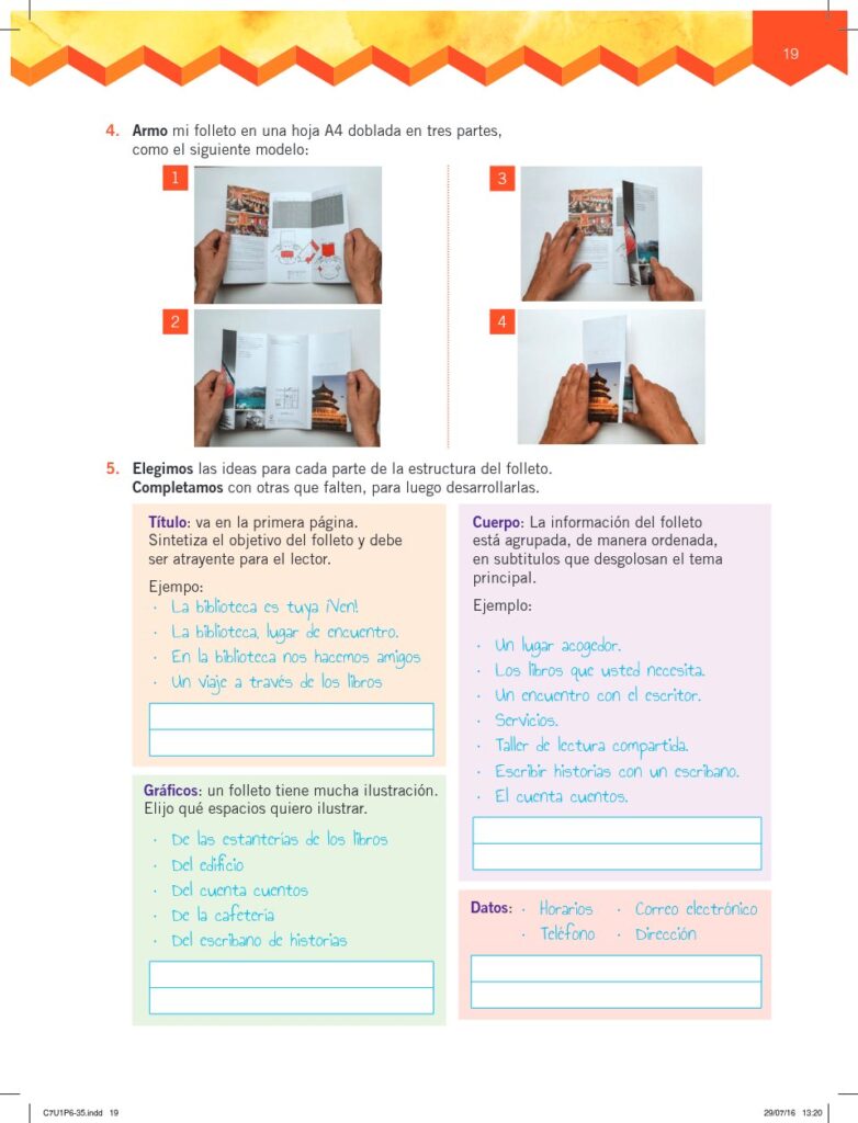 Lengua y Literatura - Educación General Básica - Subnivel Me - Página 20 - Contenido informativo Resumido