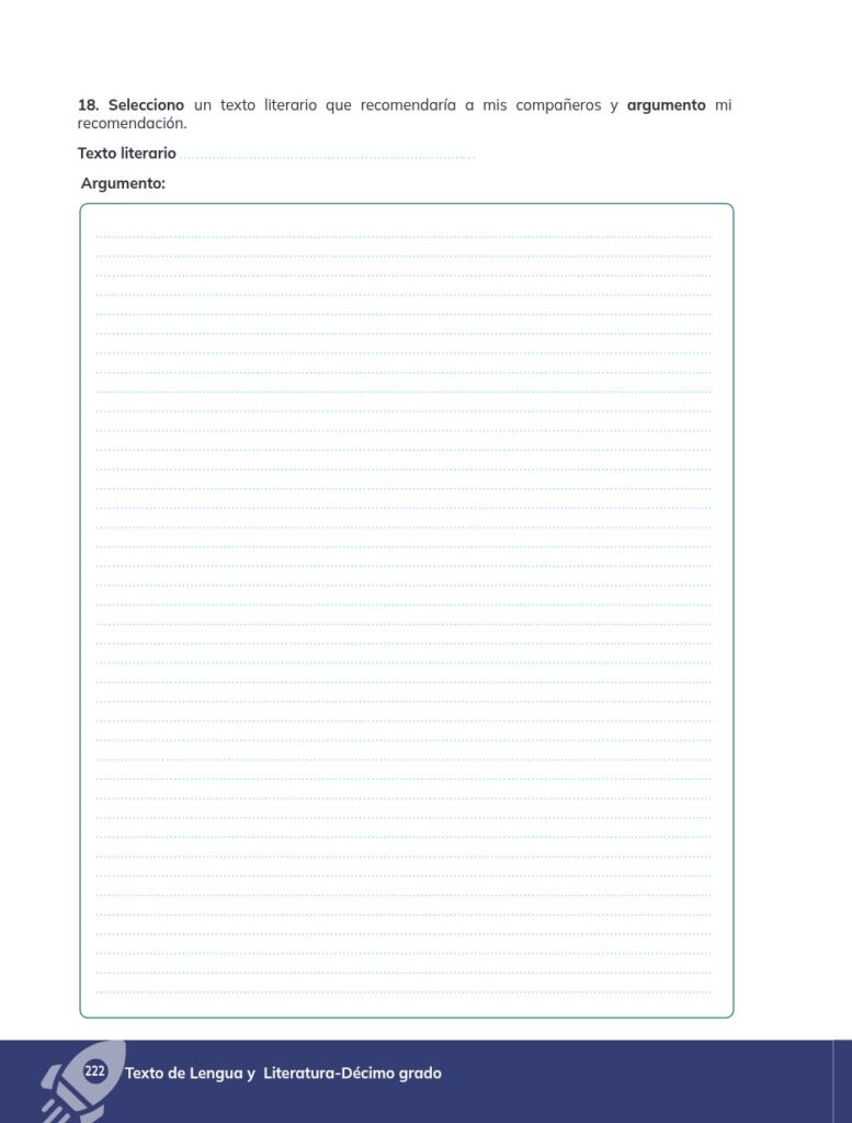 Lengua y Literatura - Educación General Básica - Subnivel Su - Página 223 - Lectura Resumido