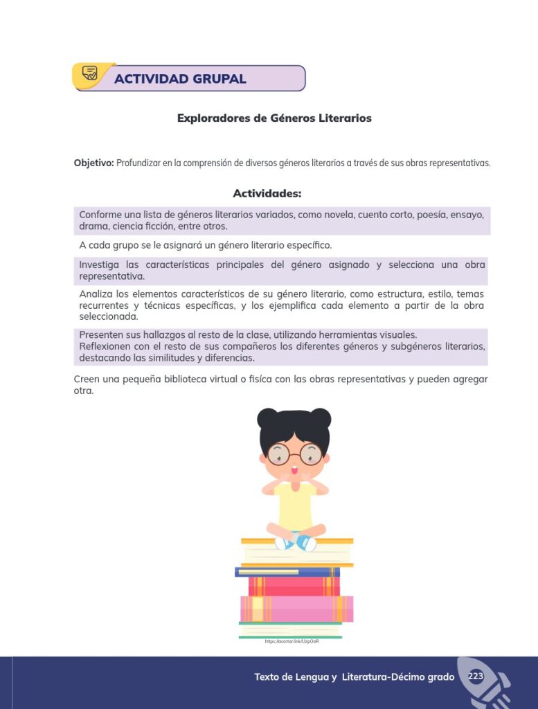 Lengua y Literatura - Educación General Básica - Subnivel Su - Página 224 - Proyecto Resumido