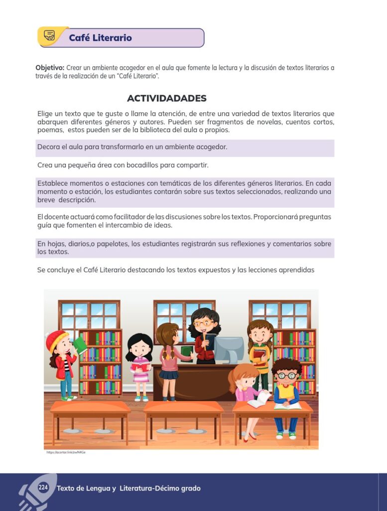 Lengua y Literatura - Educación General Básica - Subnivel Su - Página 225 - Proyecto Resumido