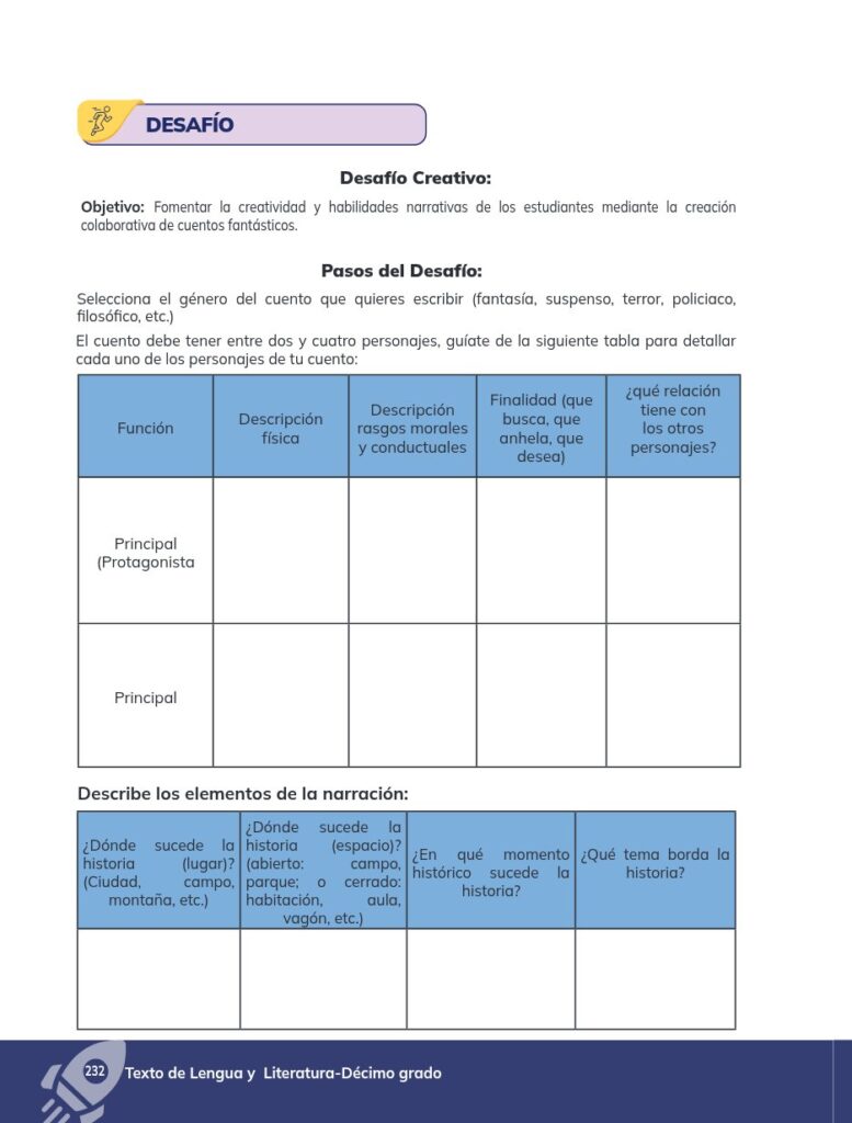 Lengua y Literatura - Educación General Básica - Subnivel Su - Página 233 - Proyecto Resumido