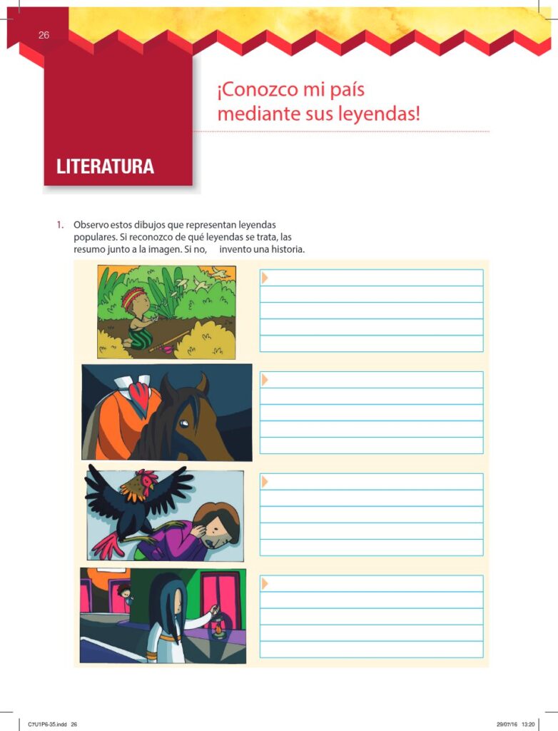 Lengua y Literatura - Educación General Básica - Subnivel Me - Página 27 - Ejercicios Resuelto