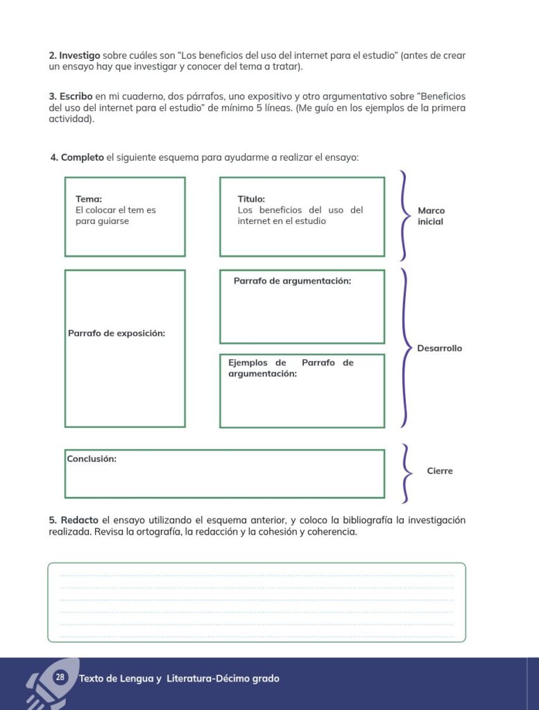 Lengua y Literatura - Educación General Básica - Subnivel Su - Página 29 - Lectura Resumido