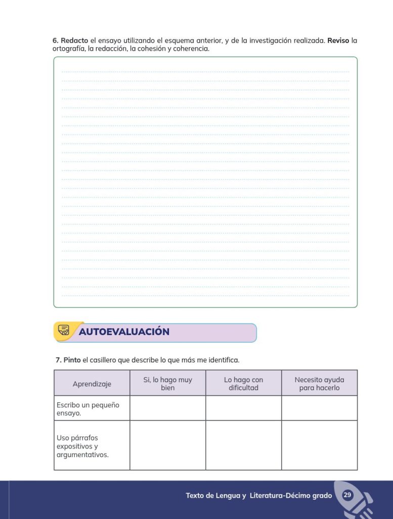 Lengua y Literatura - Educación General Básica - Subnivel Su - Página 30 - Contenido informativo Resumido