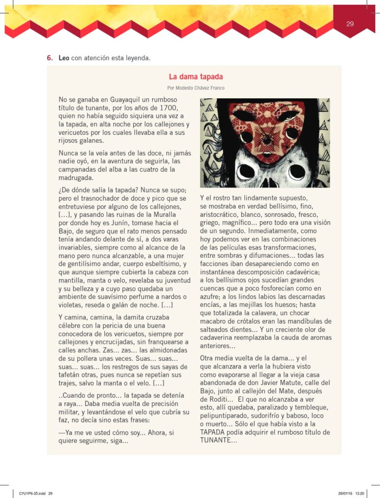 Lengua y Literatura - Educación General Básica - Subnivel Me - Página 30 - Lectura Resumido