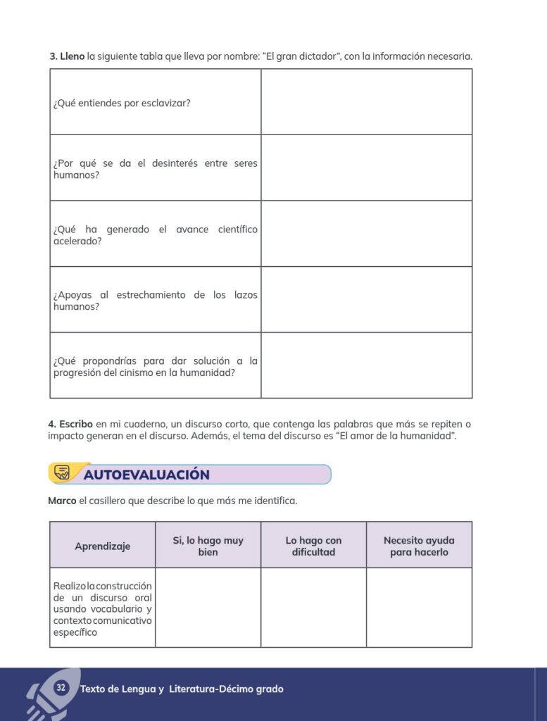 Lengua y Literatura - Educación General Básica - Subnivel Su - Página 33 - Ejercicios Resuelto