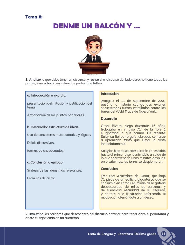 Lengua y Literatura - Educación General Básica - Subnivel Su - Página 34 - Lectura Resumido