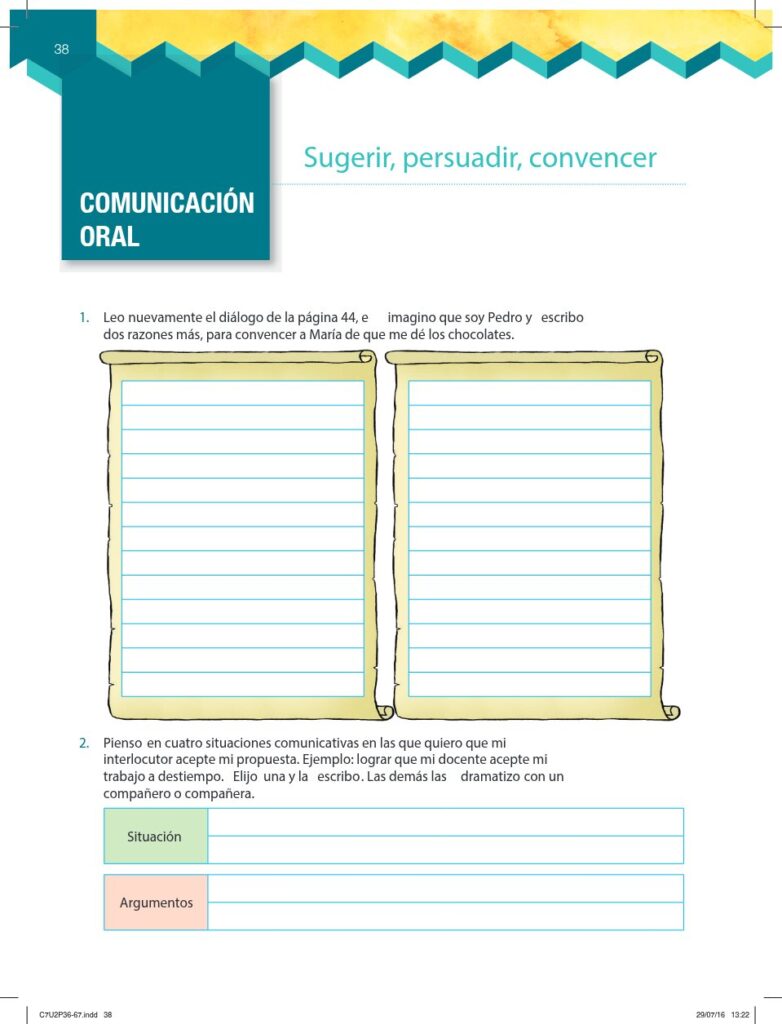 Lengua y Literatura - Educación General Básica - Subnivel Me - Página 39 - Ejercicios Resuelto
