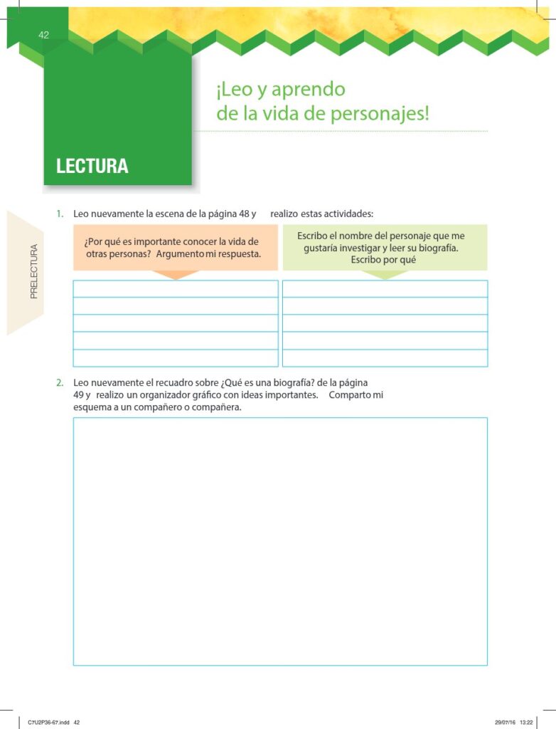 Lengua y Literatura - Educación General Básica - Subnivel Me - Página 43 - Lectura Resumido