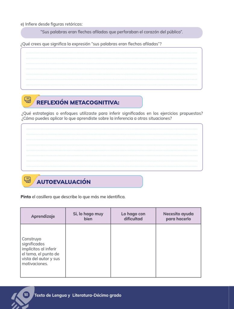 Lengua y Literatura - Educación General Básica - Subnivel Su - Página 51 - Ejercicios Resuelto