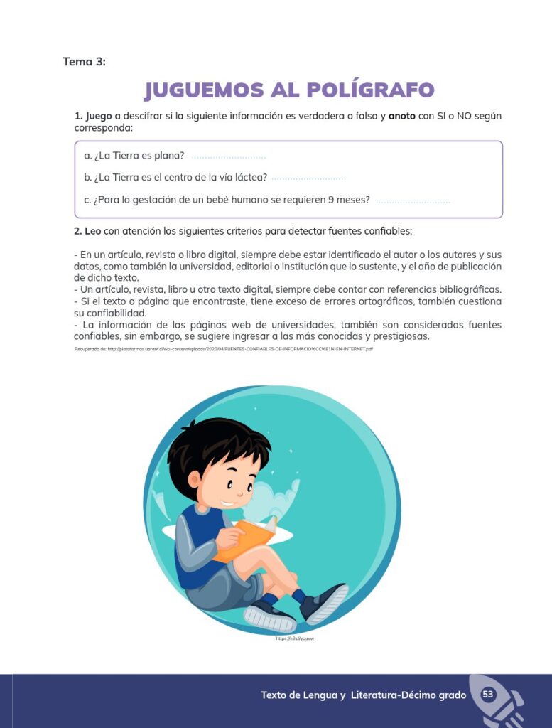 Lengua y Literatura - Educación General Básica - Subnivel Su - Página 54 - Ejercicios Resuelto