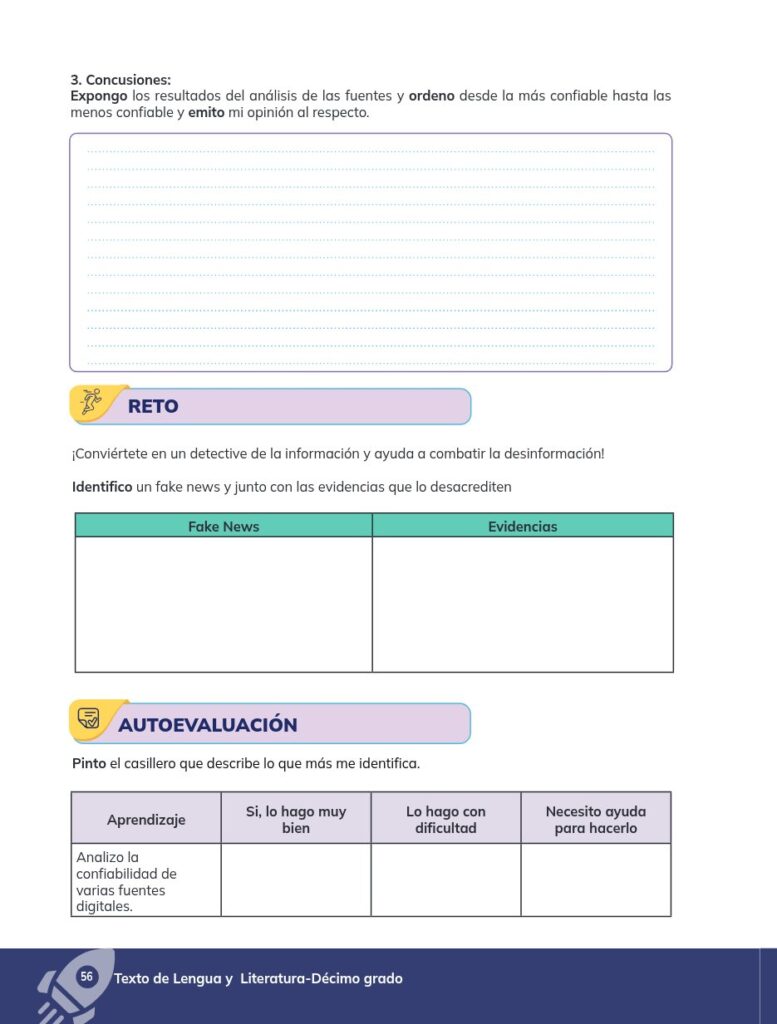 Lengua y Literatura - Educación General Básica - Subnivel Su - Página 57 - Contenido informativo Resumido
