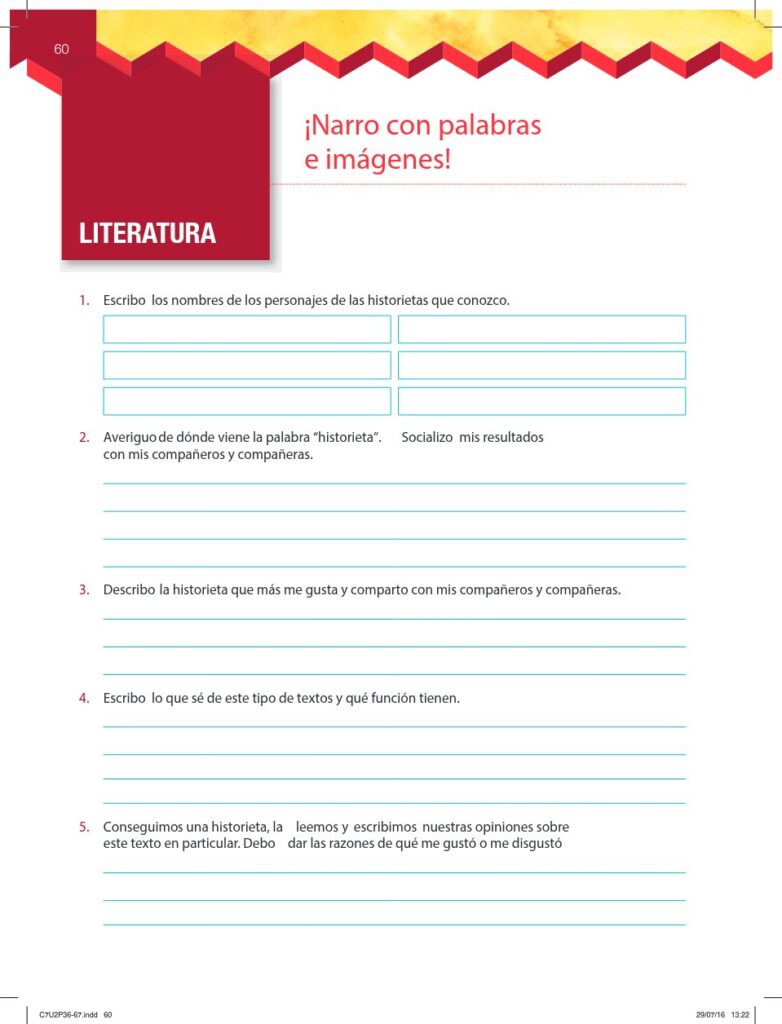 Lengua y Literatura - Educación General Básica - Subnivel Me - Página 61 - Contenido informativo Resumido