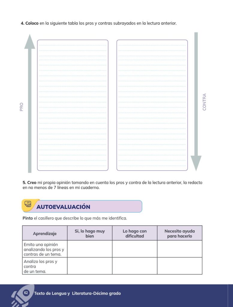 Lengua y Literatura - Educación General Básica - Subnivel Su - Página 63 - Ejercicios Resuelto