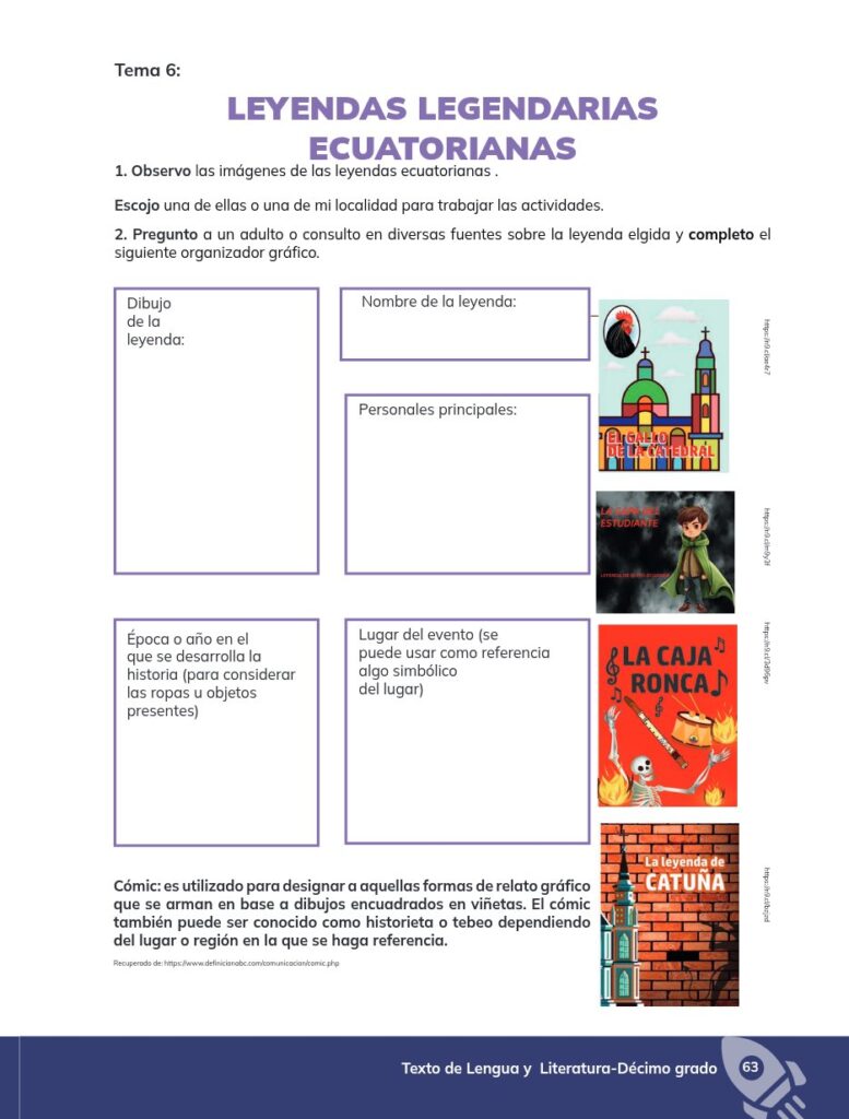 Lengua y Literatura - Educación General Básica - Subnivel Su - Página 64 - Contenido informativo Resumido