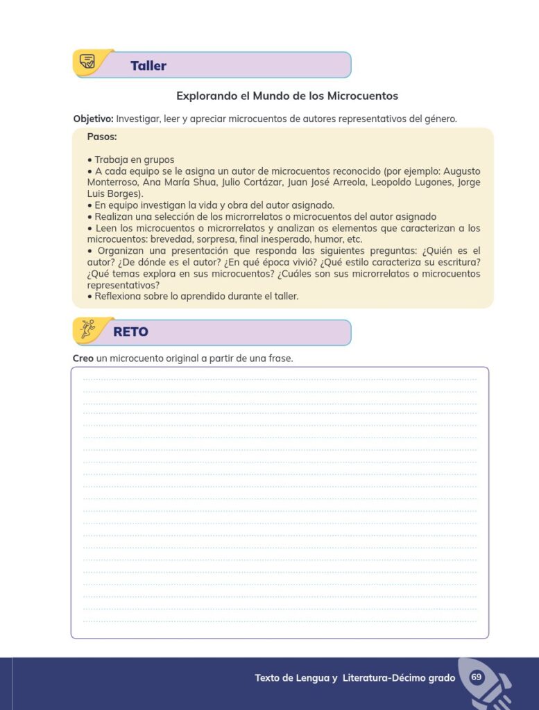 Lengua y Literatura - Educación General Básica - Subnivel Su - Página 70 - Laboratorio Resuelto