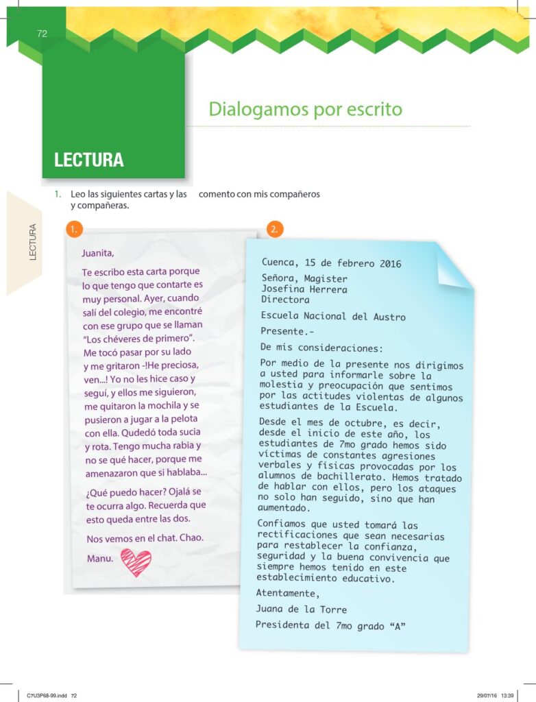 Lengua y Literatura - Educación General Básica - Subnivel Me - Página 73 - Lectura Resumido