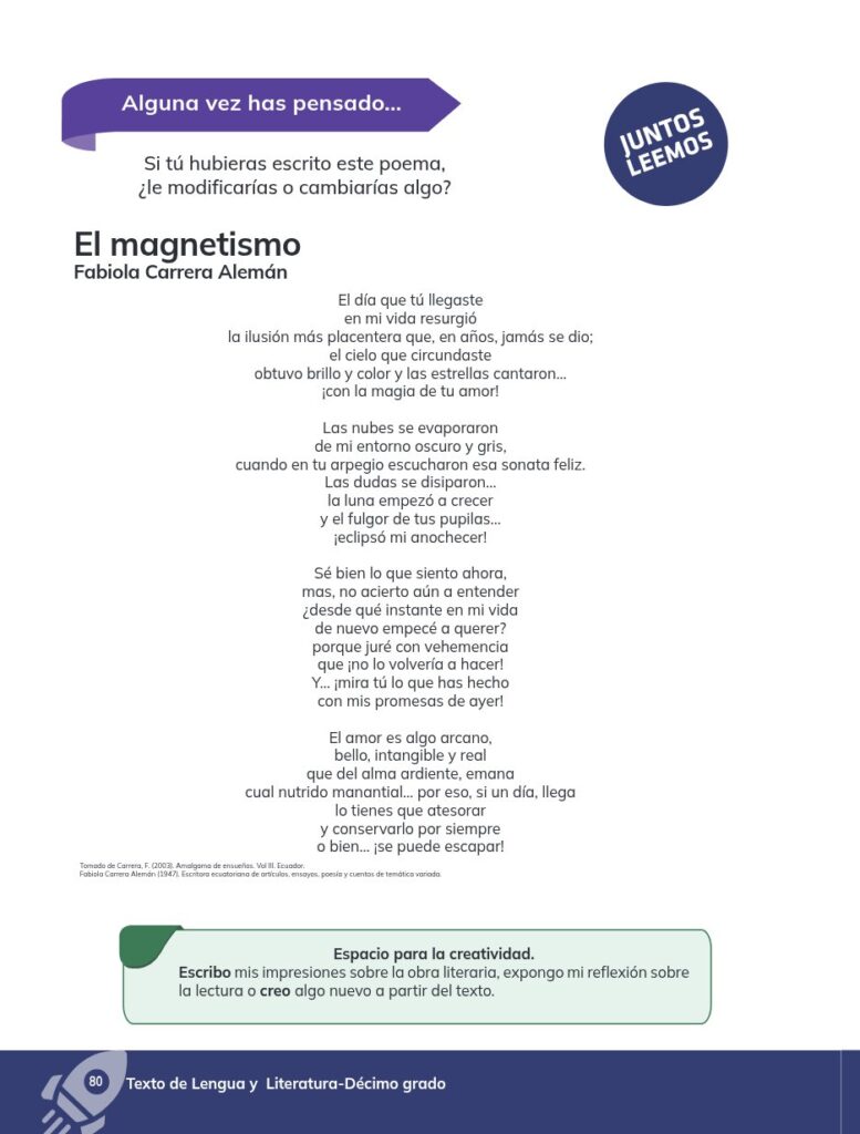 Lengua y Literatura - Educación General Básica - Subnivel Su - Página 81 - Contenido informativo Resumido
