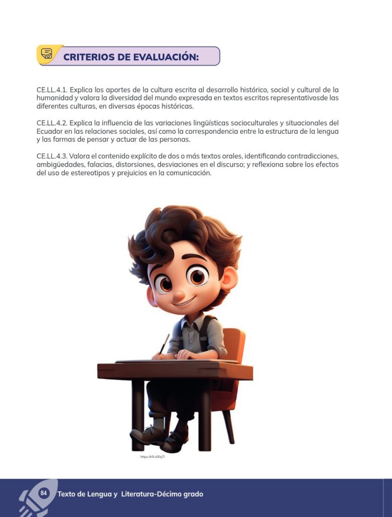 Lengua y Literatura - Educación General Básica - Subnivel Su - Página 85 - Contenido informativo Resumido