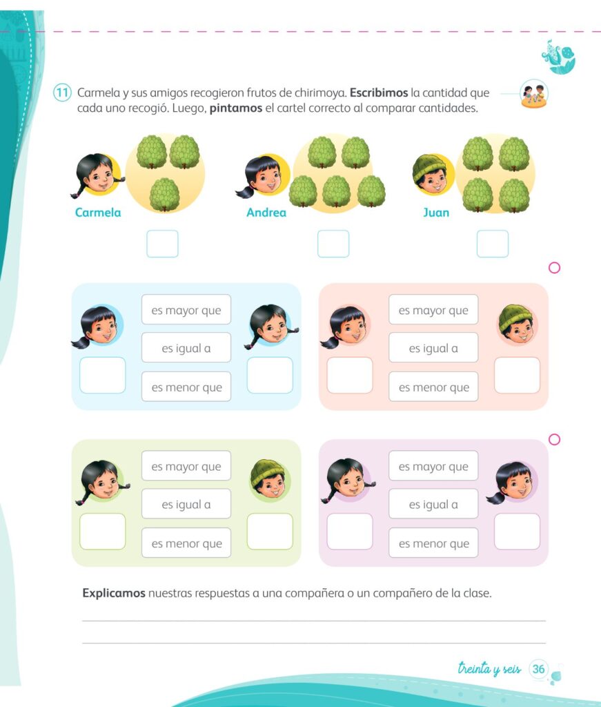 Matemática 1 – Mi cuaderno de autoaprendizaje - Página 36 - Contenido informativo Resumido