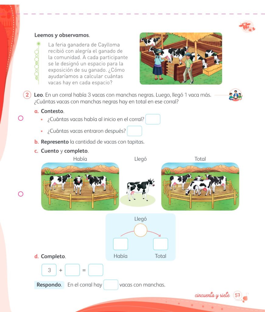 Matemática 1 – Mi cuaderno de autoaprendizaje - Página 57 - Contenido informativo Resumido