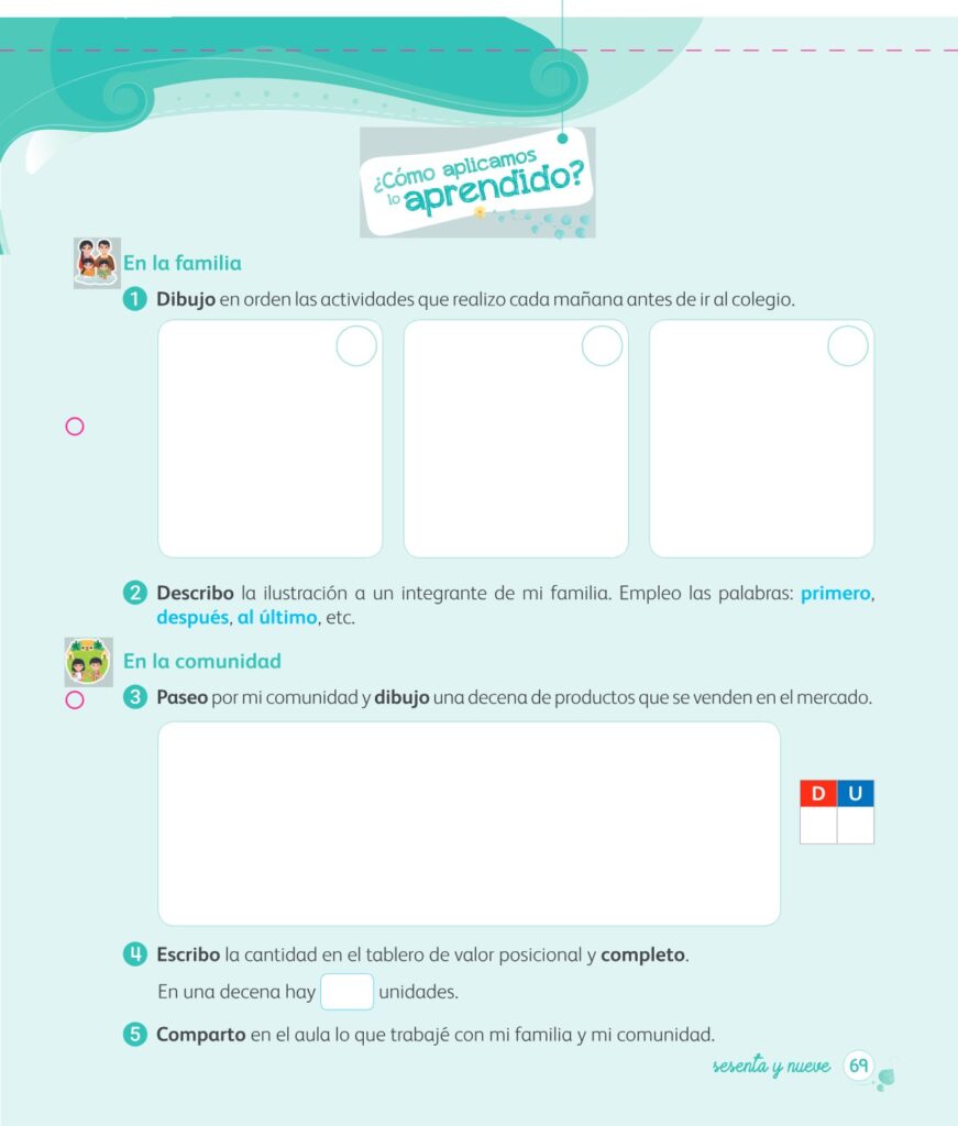 Matemática 1 – Mi cuaderno de autoaprendizaje - Página 69 - Contenido informativo Resumido