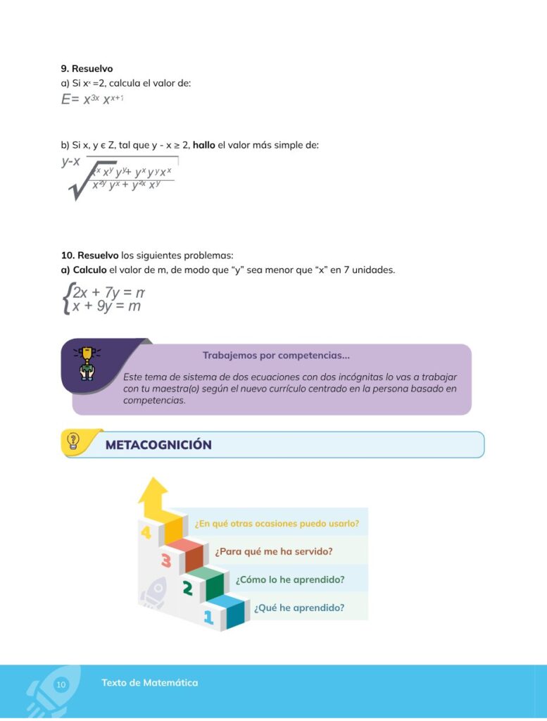 Matemática – Bachillerato General – Primero de Bachillerato - Página 11 - Contenido informativo Resumido