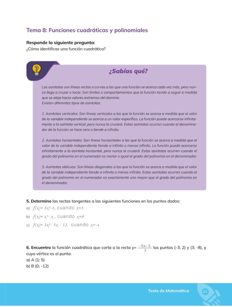 Matemática – Bachillerato General – Primero de Bachillerato - Página 22 - Contenido informativo Resumido