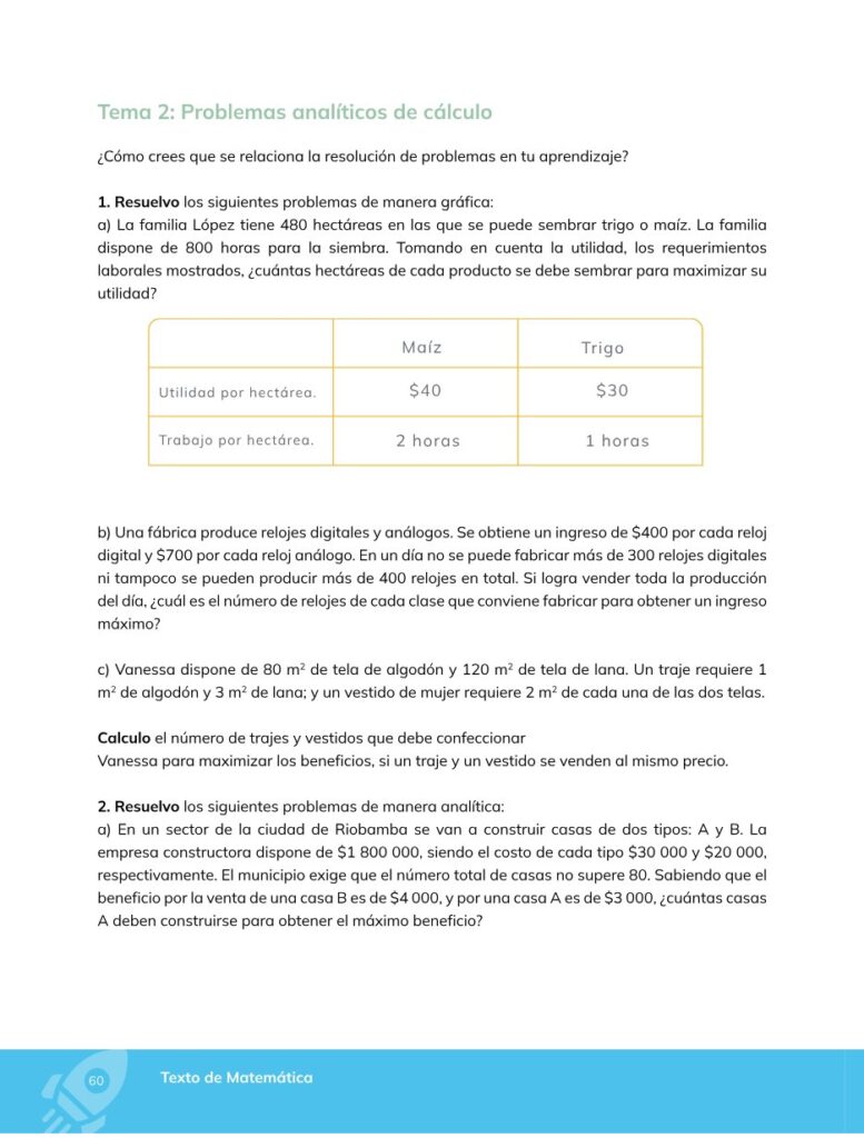 Matemática – Bachillerato General – Primero de Bachillerato - Página 61 - Contenido informativo Resumido